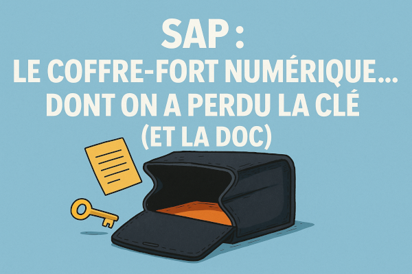 SAP : le coffre-fort numérique… dont on a perdu la clé (et la doc)