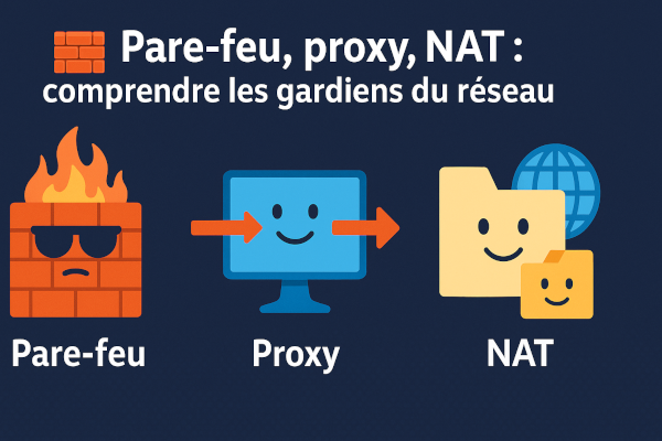 Pare-feu (firewall), proxy, NAT : comprendre les gardiens du réseau