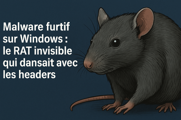 Malware furtif sur Windows : le RAT invisible qui dansait avec les headers