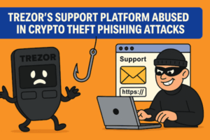 🎣 Phishing haute couture : la plateforme de support de Trezor détournée pour voler vos cryptos