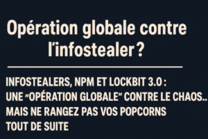 🎭 Infostealers, NPM et LockBit 3.0 : Une “opération globale” contre le chaos… mais ne rangez pas vos popcorns tout de suite