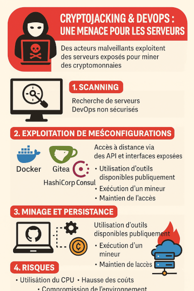 Crypto jacking, une menace pour les serveurs