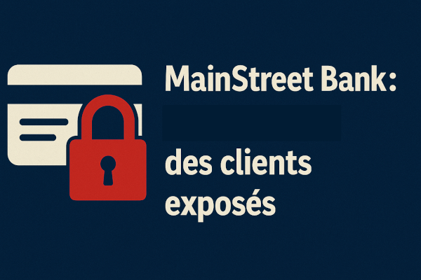 MainStreet Bank : une brèche, des clients exposés... et une communication à retardement