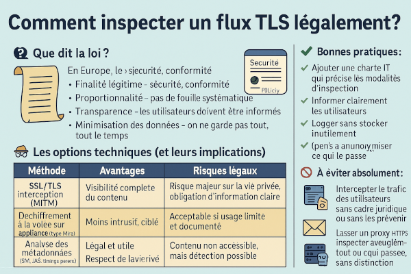 Comment inspecter un flux TLS légalement ?