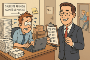 ☕💥 Sécurité, conformité et café serré : La conformité ISO 27001 expliqué aux humains