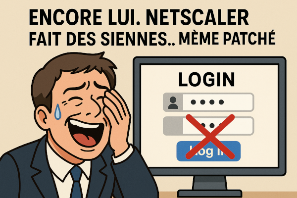 Encore lui. NetScaler fait des siennes… même patché