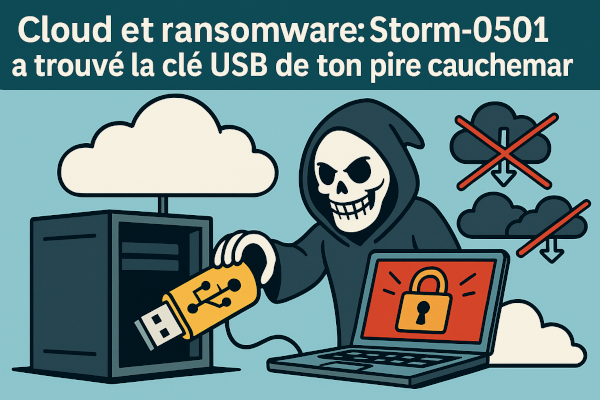 Cloud et ransomware : Storm-0501 a trouvé la clé USB de ton pire cauchemar