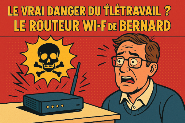 Le vrai danger du télétravail ? Le routeur WiFi de Bernard