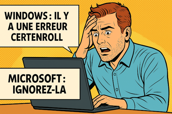 Microsoft et les erreurs qu’il faut « ignorer » : le retour du patch placebo