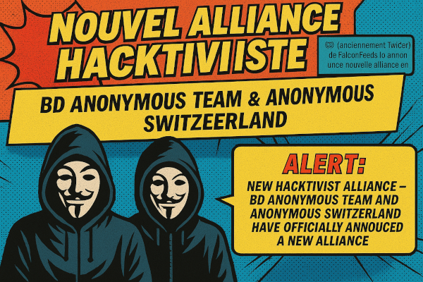 Alliance hacktiviste : BD Anonymous Team et Anonymous Suisse passent en mode duo