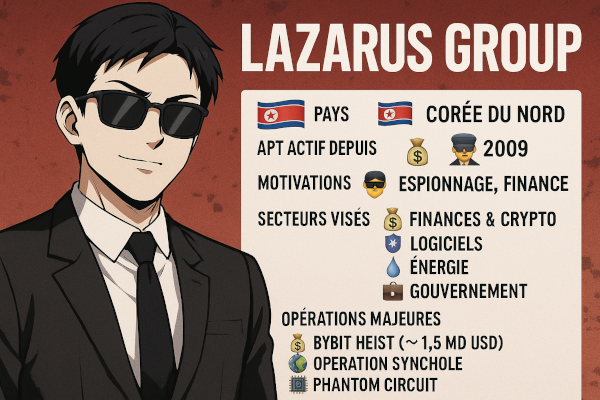 Lazarus Group : les pickpockets de Pyongyang en costard-cravate numérique