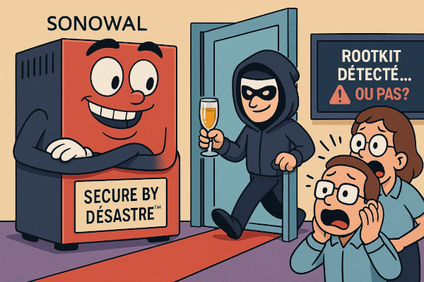 SonicWall, OVERSTEP et le grand cirque de la cybersécurité jetable