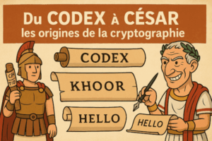 🔐 Du CODEX à César : les origines de la cryptographie