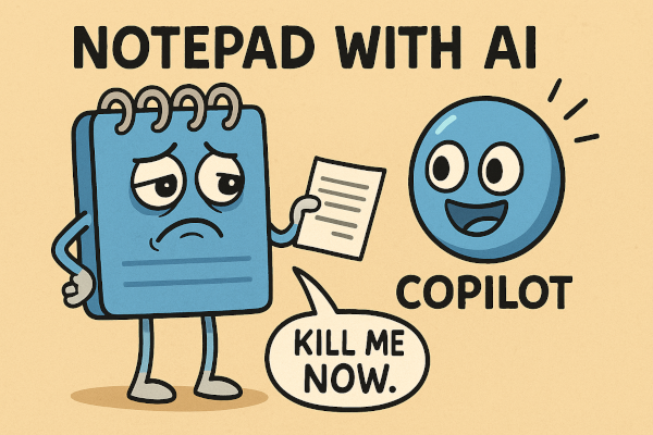 Notepad + IA : Microsoft muscle son outil le plus minimaliste