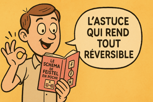 Le schéma de Feistel en poche — l’astuce qui rend tout réversible