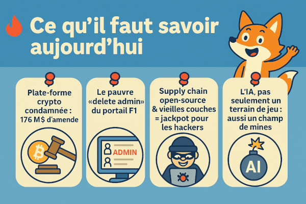 L'actu cyber du 23 octobre 2025