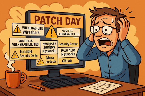 “Jeudi noir du patch” — Quand Wireshark, GitLab et les autres décident qu’on ne dormira pas