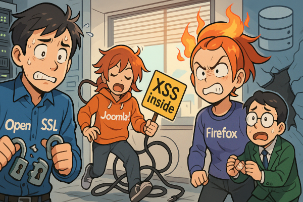 Quand OpenSSL, Joomla et Firefox font leur show de faille (et comment les calmer)
