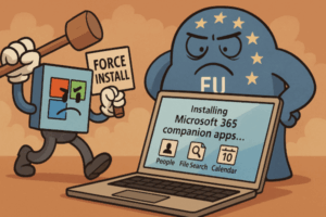 🔹 Microsoft installe (encore) des apps de force : RGPD, vie privée et scepticisme obligatoire