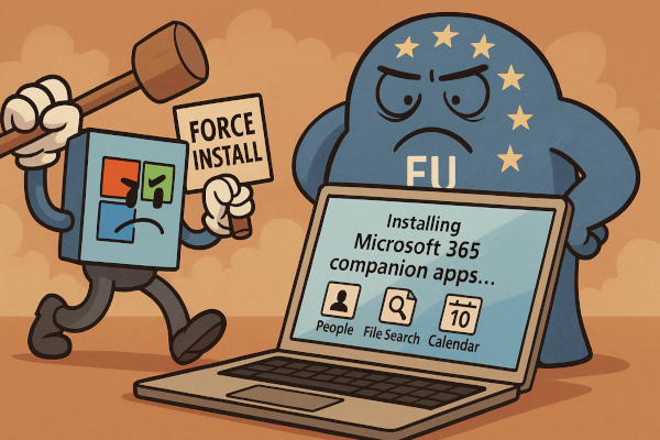 Microsoft installe (encore) des apps de force : RGPD, vie privée et scepticisme obligatoire
