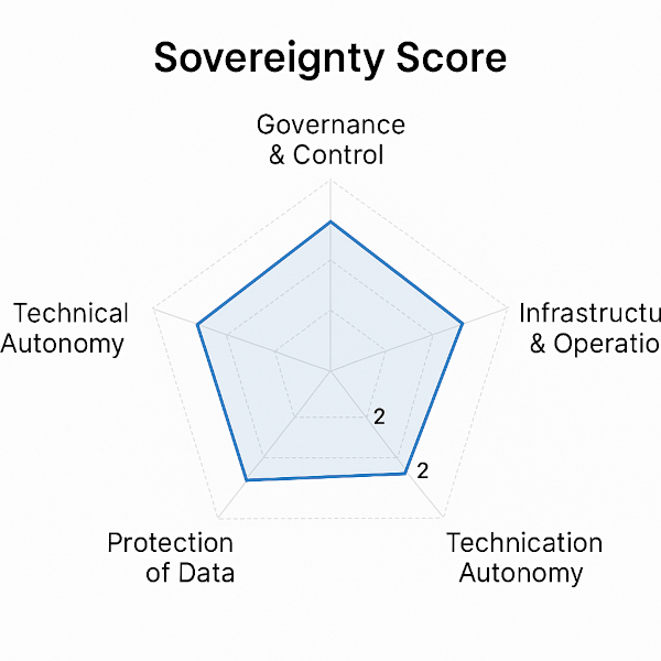 infographie “Sovereignty Score radar”