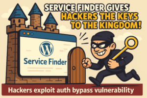 🧨 wordPress : Une faille critique dans le thème Service Finder : les hackers passent les portes sans frapper