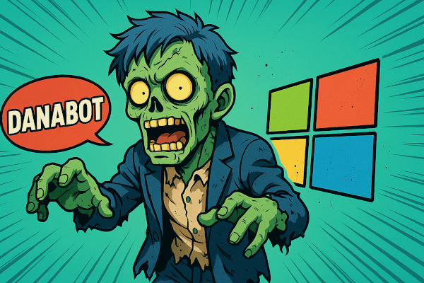 DanaBot revient hanter Windows : le malware zombie de la finance en mode “revenant”
