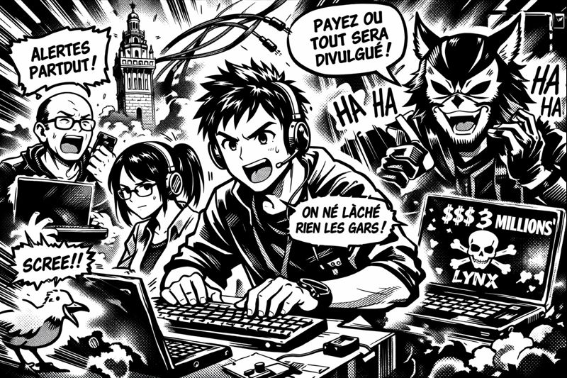 🚨 Alerte cybersécurité : la Ville de Dunkerque visée par le groupe Lynx