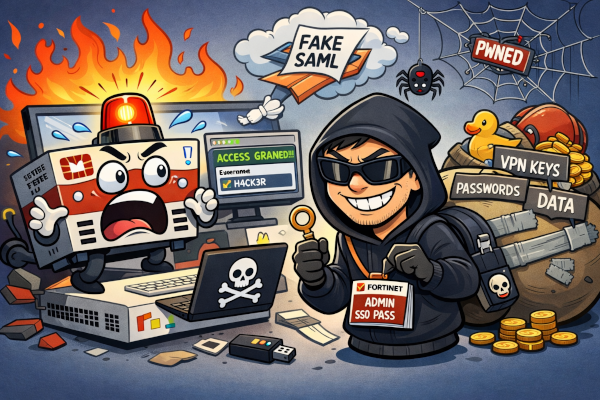 Fortinet sous pression : exploitation active d’un contournement d’authentification SSO