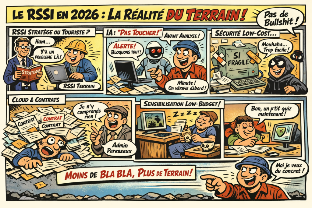 RSSI 2026 : la cybersécurité de terrain, pas celle des slides PowerPoint