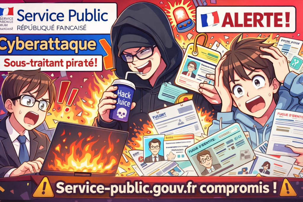 Cyberattaque / fuite de données sur Service-public.gouv.fr : quand l’État se fait hacker par un sous-traitant