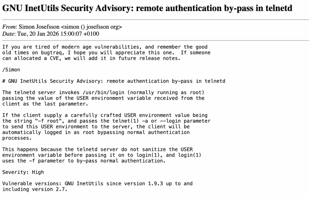 Description de la correction de la CVE active