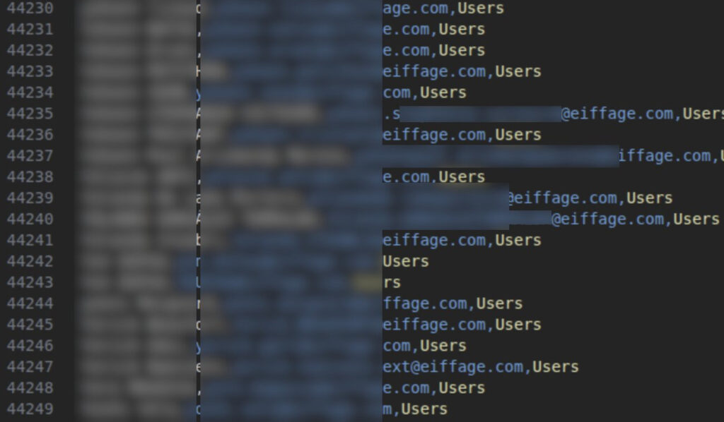 première preuve du leak