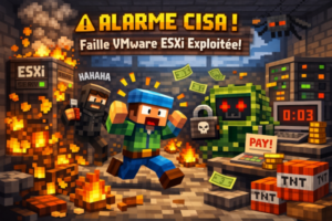 ⚠️ Alarme CISA : une faille VMware ESXi désormais exploitée dans des attaques ransomwares
