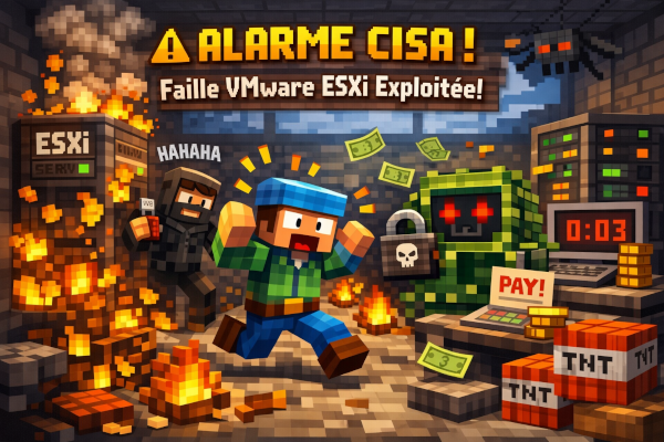Alarme CISA : une faille VMware ESXi désormais exploitée dans des attaques ransomwares