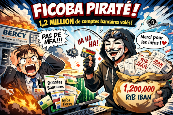 FICOBA piraté : 1,2 million de comptes bancaires exposés dans une cyberattaque majeure contre Bercy