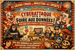 🚨 Ministère des Sports : Deuxième cyberattaque, 450 000 données exposées… et toujours les mêmes erreurs